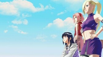Naruto Girls Hyuga Yamanaka Wallpaper Hinata Sakura