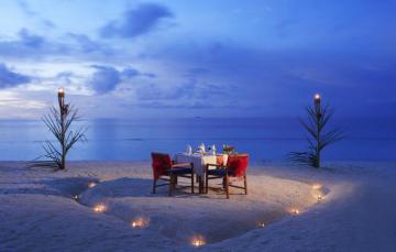 Wallpaper Beach The Ocean Romance Evening Candles