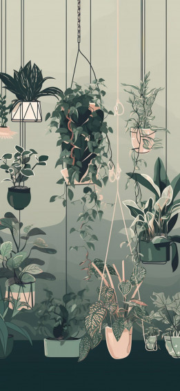 Green Plants Wallpaper For iPhone