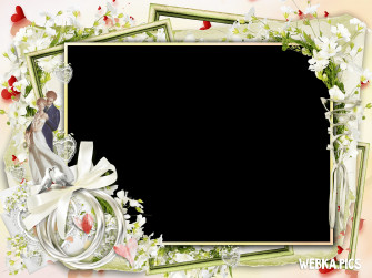 Wedding Frame Design Png Wallpaper