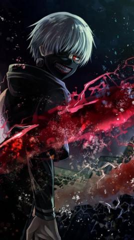 Tokyo Ghoul iPhone Wallpaper Top