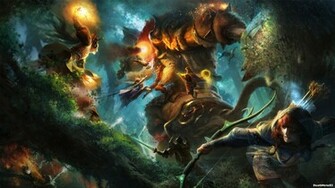 Epic Battle Fantasy Computer Wallpaper Desktop Background
