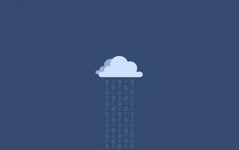 Minimalistic Clouds Binary Wallpaper HD