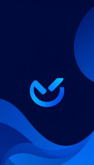 Blue Logo Wallpaper