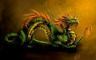 Green Dragon Wallpaper