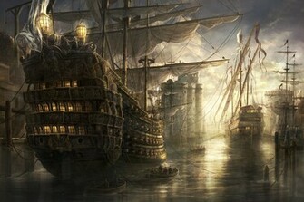 Hq Old Ship Wallpaper