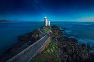 Lighthouse In France HD Wallpaper Background Image