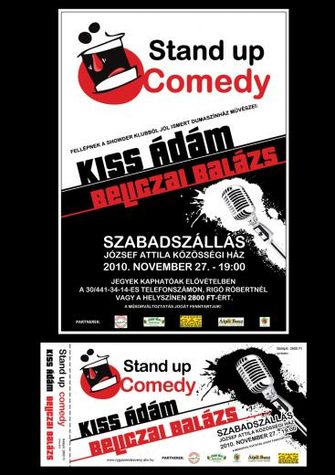Stand Up Comedy Wallpaper Flyer Ticket