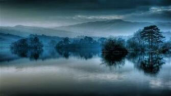 Blue Satin Mist Wallpaper HD