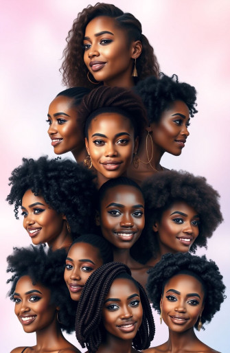 Beautiful Women Faces Wallpaper