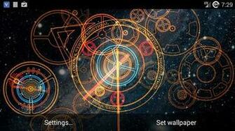 Hypno Clock Live Wallpaper Is A Portraying The Animated