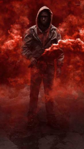 Captive State Movie Red Smoke Wallpaper Avenue