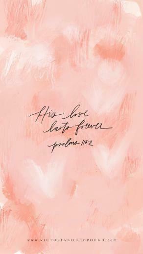 Girly Bible Verse Wallpaper Top