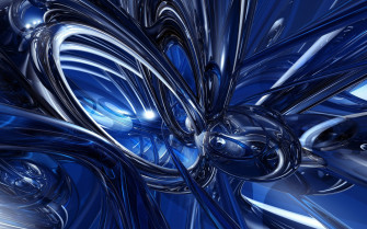 Blue Abstract HD Wallpaper