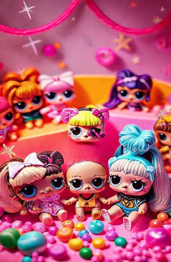 L O Surprise Dolls Wallpaper