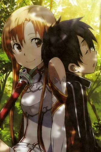 Sword Art Online Kirito iPhone Wallpaper Asuna
