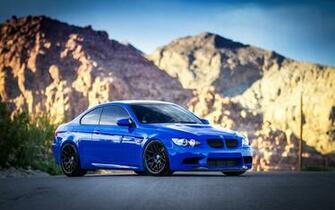 Bmw E92 Blue Mountains In The Background Wallpaper And