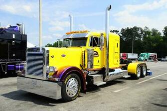 Peterbilt Tractor Semi Custom Wallpaper