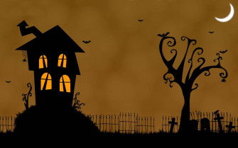 Haunted House Halloween Wallpaper