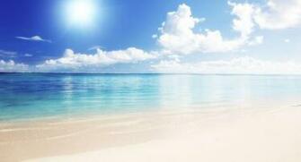 White Sand Beach Wallpaper