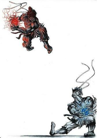 Ryu Vs Akuma By Chunopo