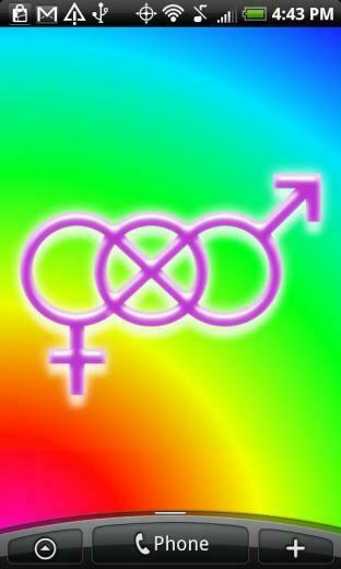 Lgbt Pride Live Wallpaper Featuring Rainbows With Animated Colors