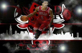 Derrick Rose Of The Chicago Bulls By Mademyown Customization Wallpaper