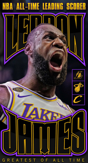 Lbj The Goat King James Lebron All Time Leading Scorer