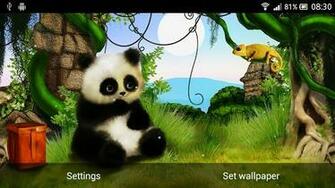 Animated Panda Live Wallpaper For Android By