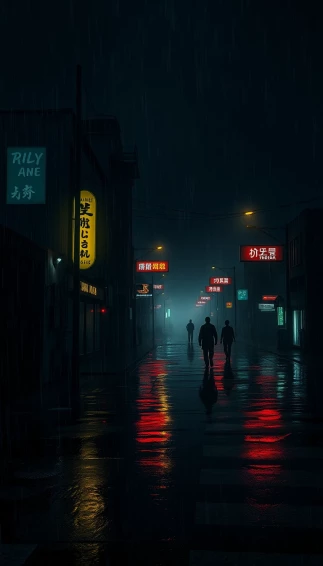 Dark Rainy Wallpaper
