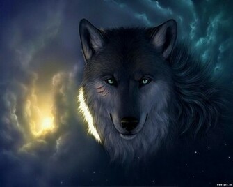 Wild Wallpaper Wolf In The Background