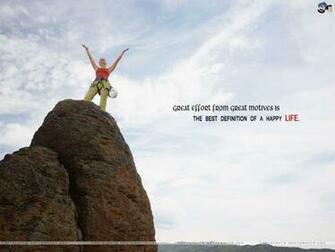Wallpaper On Happy Life Great Effort Motives