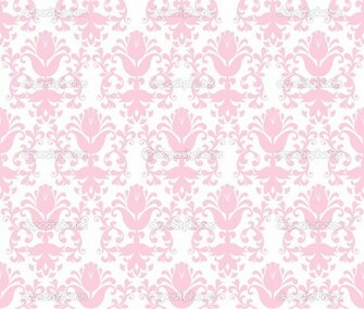 Light Pink Floral Background Green