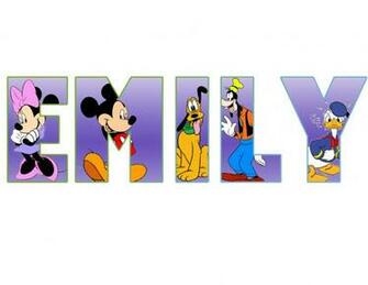 The Name Emily In Cool Letters Here Are S Working