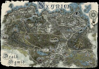 Drath Samid S Map Of Skyrim By Samofsuthsax