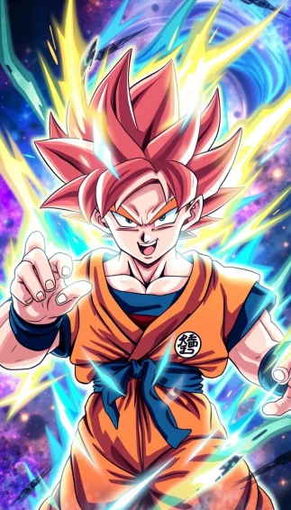 Goku Kaioken Mobile Wallpaper