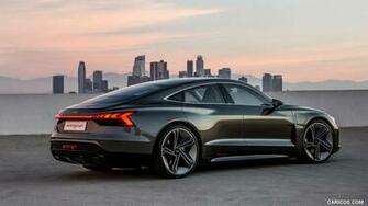 Audi E Tron Gt Concept Color Kinetic Dust Rear Three