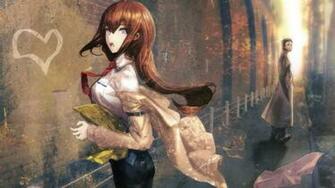 Steins Gate Kurisu Makise And Rintarou Okabe