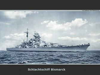 German Ship Bismarck Wallpaper