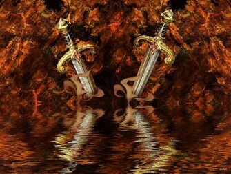 Medieval Blades Wallpaper Tiwnt