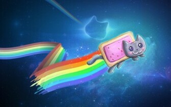 Space Rainbow Desktop Pc And Mac Wallpaper