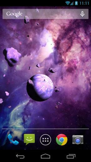 Asteroids 3d Live Wallpaper Android Apps On Google Play