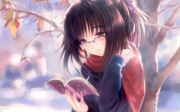 Anime Girl Reading Starr