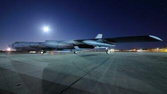 Night Aviation Boeing B Stratofortress Wallpaper Background