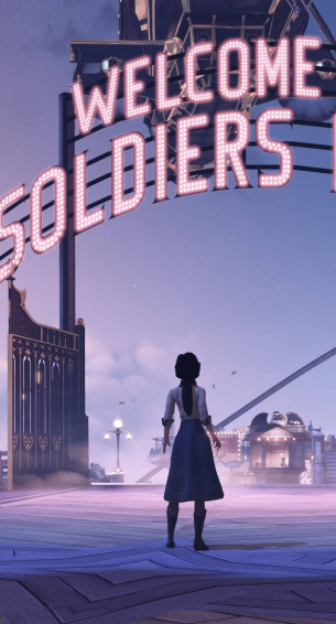 Bioshock Infinite iPhone Soldier S Field Wallpaper