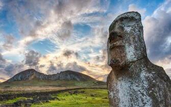 Stone Statue Wide Wallpaper HD Jpg