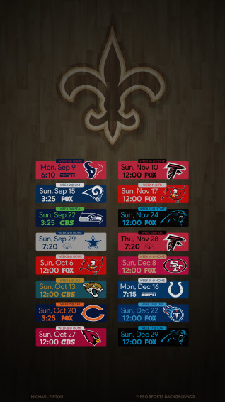 Saints Football iPhone Wallpaper On