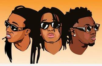 Migos Cartoon Wallpaper Top Background