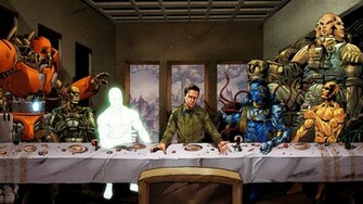 Supergod Last Supper Wallpaper