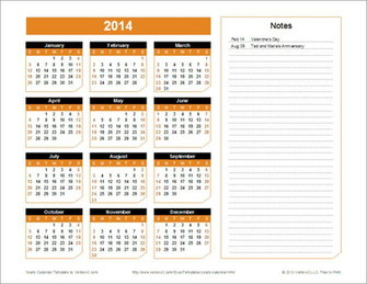 Hallmark Printable Calendar